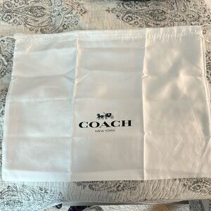 Brand new coach dust bag for purses
